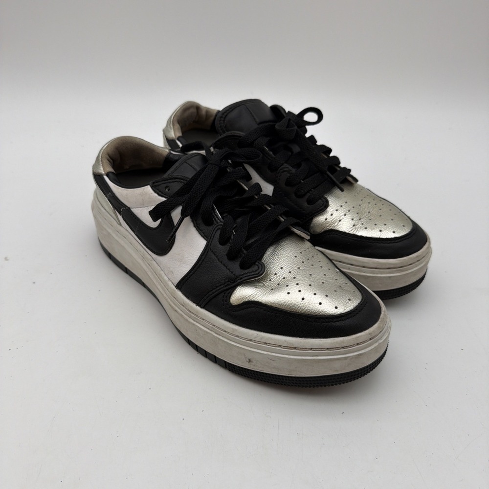 Nike Air Jordan 1 Elevate Low SE Silver Toe DQ8561 001 Women's Size 8.5